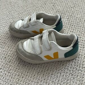 Veja Kids Esplar Leather White Velcro sneaker